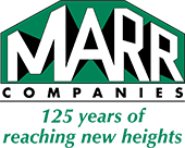 Marr Scaffolding and Marr Crane & Rigging Provide Access at The Robinson in Revere