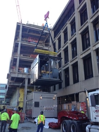 crane rigging project at MIT
