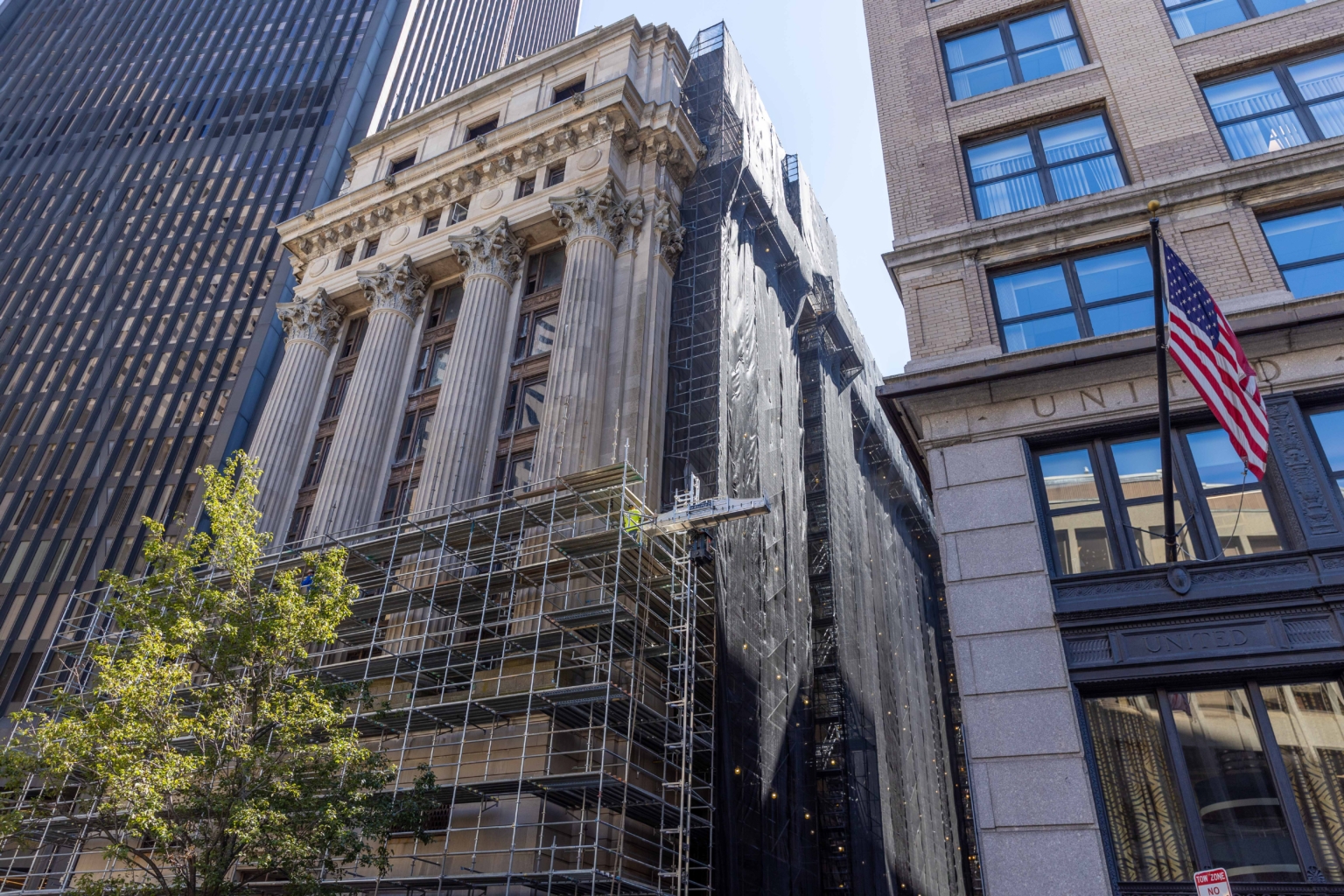 Marr Scaffolds Downtown Boston’s Historic 26 Court Street Building ...